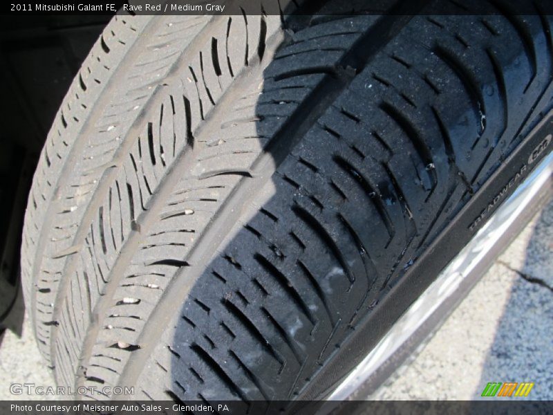 Rave Red / Medium Gray 2011 Mitsubishi Galant FE