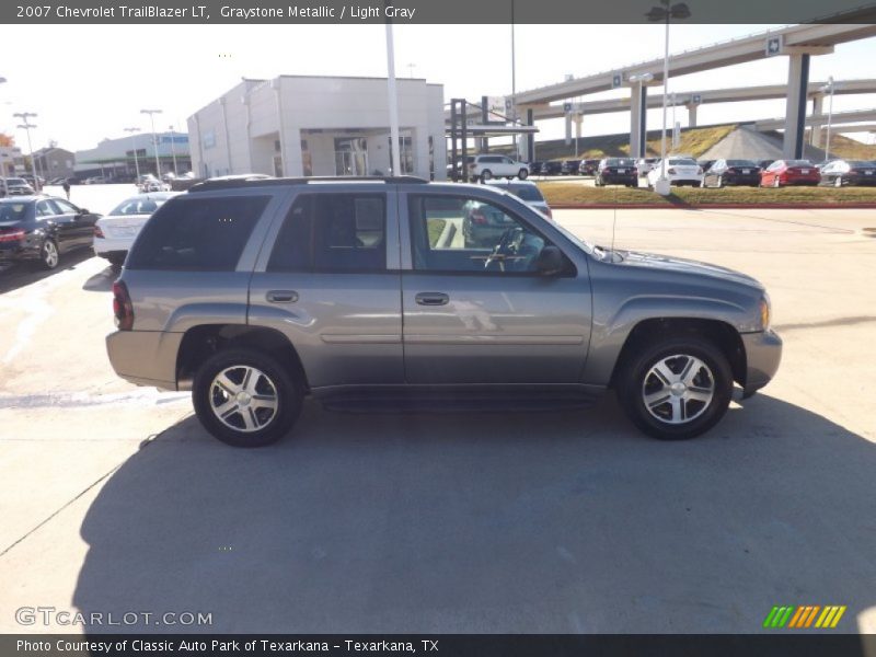 Graystone Metallic / Light Gray 2007 Chevrolet TrailBlazer LT