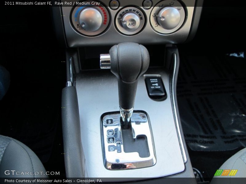 Rave Red / Medium Gray 2011 Mitsubishi Galant FE