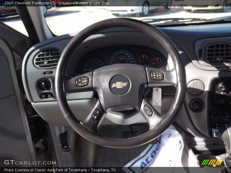 Graystone Metallic / Light Gray 2007 Chevrolet TrailBlazer LT