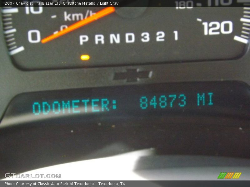 Graystone Metallic / Light Gray 2007 Chevrolet TrailBlazer LT