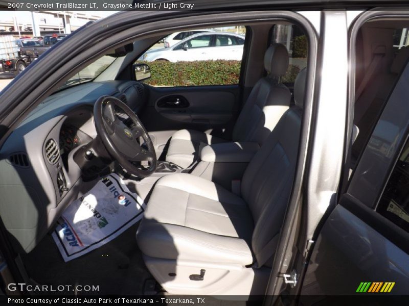 Graystone Metallic / Light Gray 2007 Chevrolet TrailBlazer LT