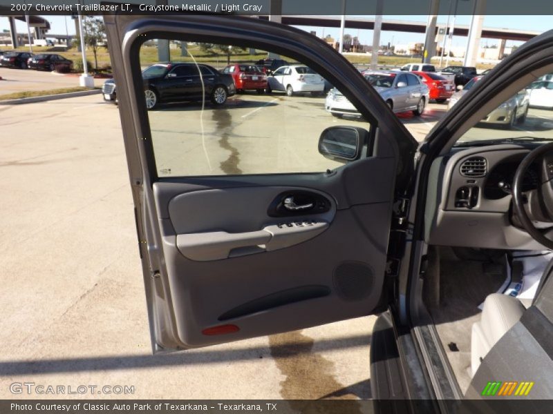Graystone Metallic / Light Gray 2007 Chevrolet TrailBlazer LT