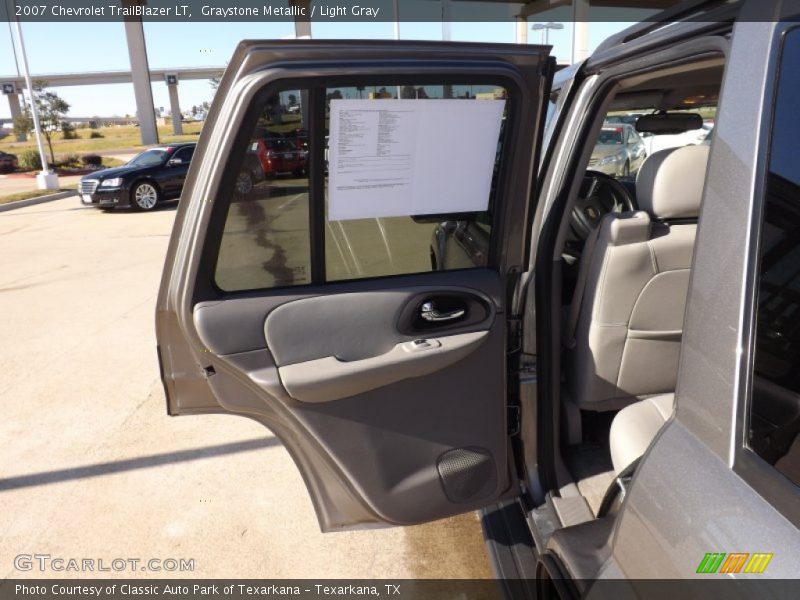 Graystone Metallic / Light Gray 2007 Chevrolet TrailBlazer LT