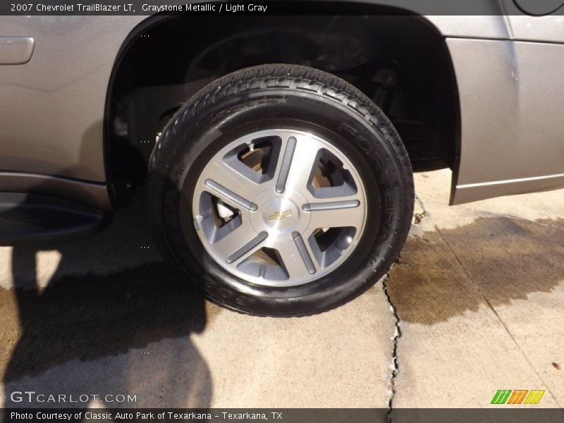 Graystone Metallic / Light Gray 2007 Chevrolet TrailBlazer LT