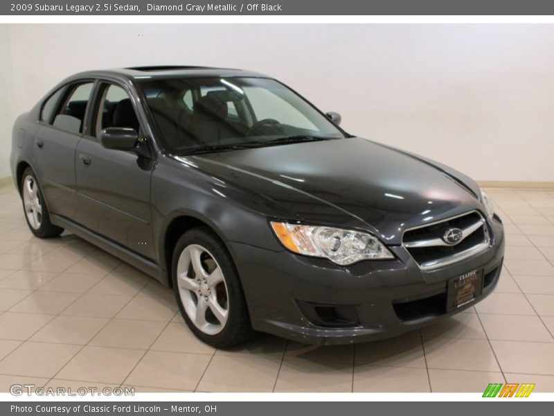 Diamond Gray Metallic / Off Black 2009 Subaru Legacy 2.5i Sedan