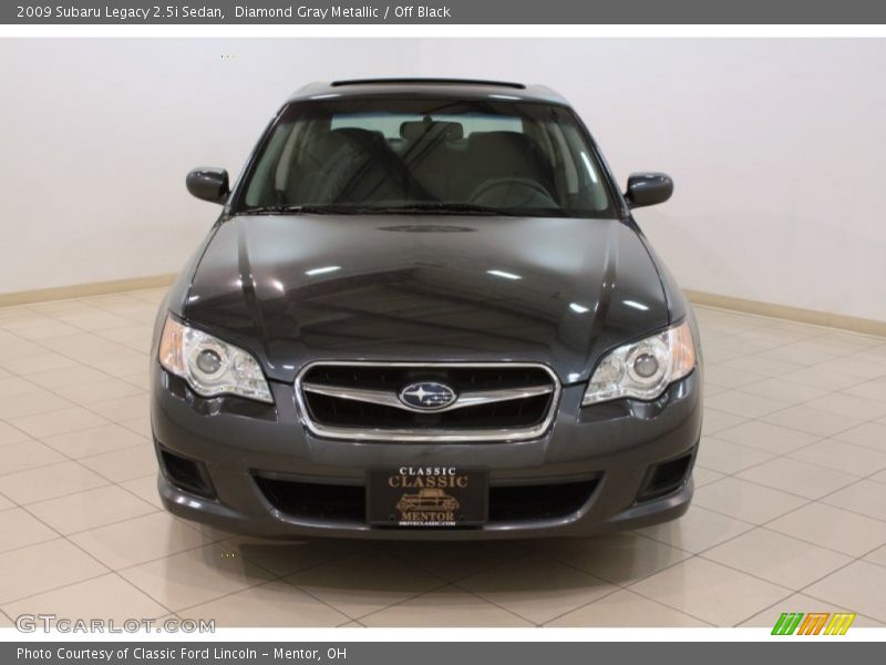 Diamond Gray Metallic / Off Black 2009 Subaru Legacy 2.5i Sedan