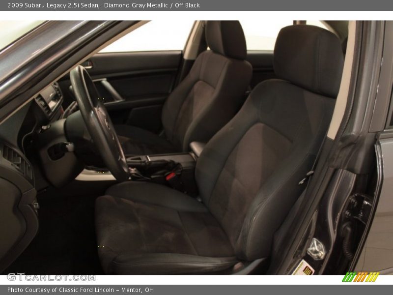 Diamond Gray Metallic / Off Black 2009 Subaru Legacy 2.5i Sedan