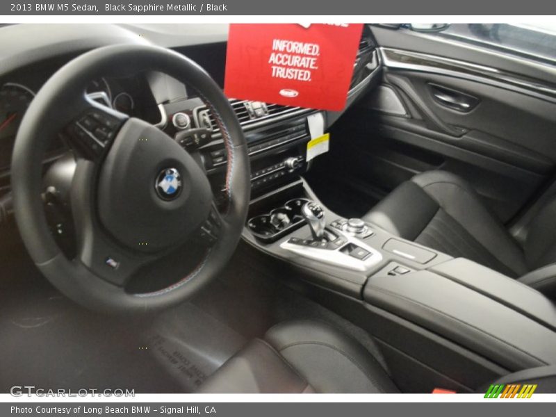 Black Sapphire Metallic / Black 2013 BMW M5 Sedan