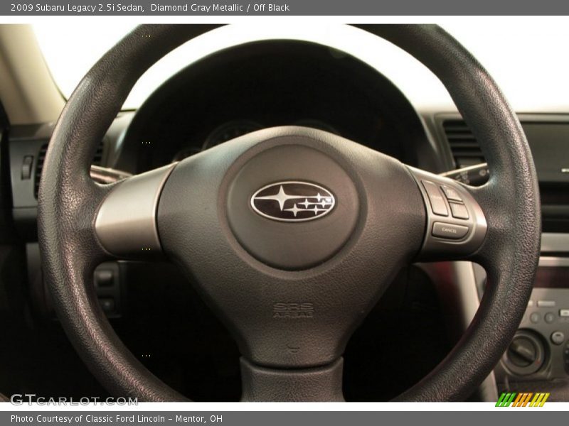  2009 Legacy 2.5i Sedan Steering Wheel