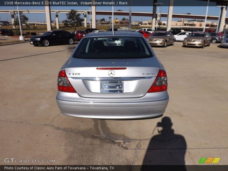 Iridium Silver Metallic / Black 2008 Mercedes-Benz E 320 BlueTEC Sedan