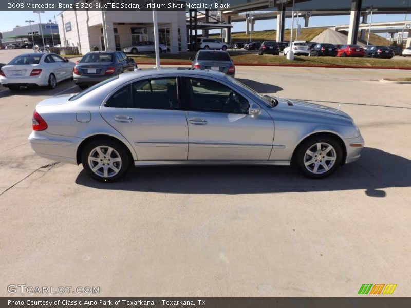 Iridium Silver Metallic / Black 2008 Mercedes-Benz E 320 BlueTEC Sedan