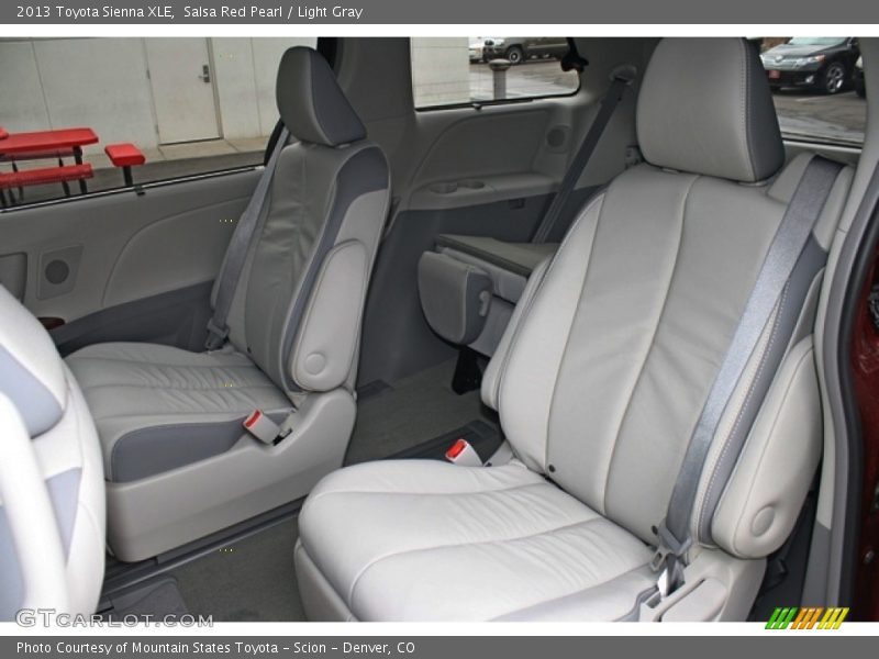 Salsa Red Pearl / Light Gray 2013 Toyota Sienna XLE