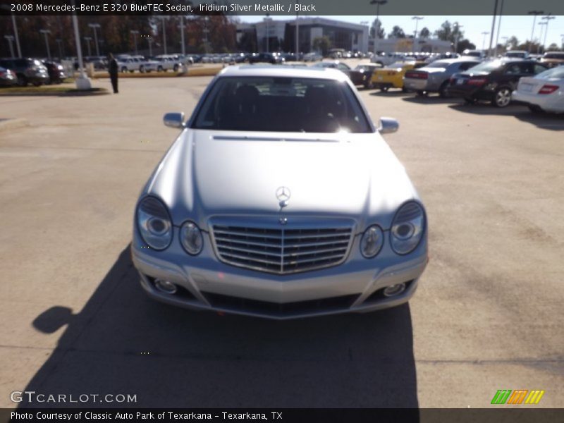 Iridium Silver Metallic / Black 2008 Mercedes-Benz E 320 BlueTEC Sedan