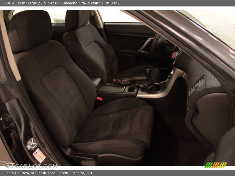 Diamond Gray Metallic / Off Black 2009 Subaru Legacy 2.5i Sedan