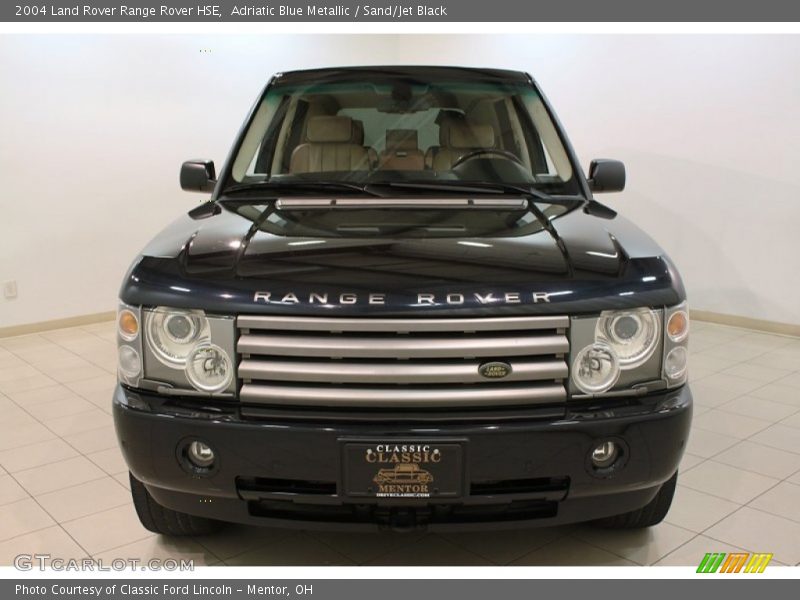 Adriatic Blue Metallic / Sand/Jet Black 2004 Land Rover Range Rover HSE