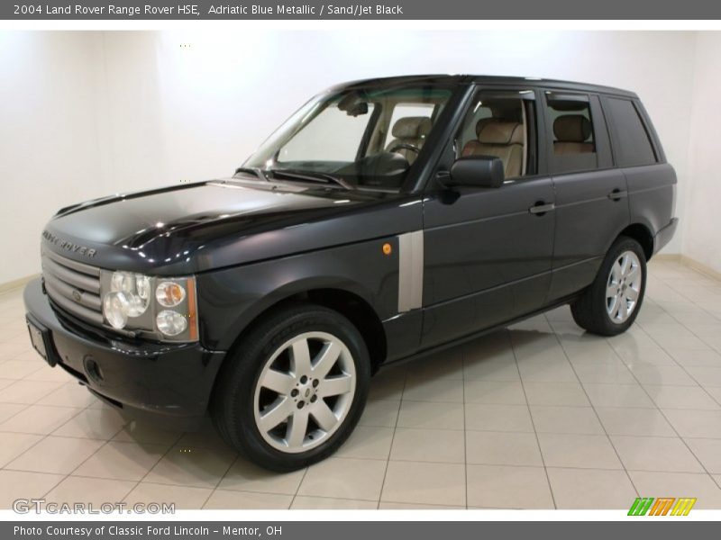 Adriatic Blue Metallic / Sand/Jet Black 2004 Land Rover Range Rover HSE