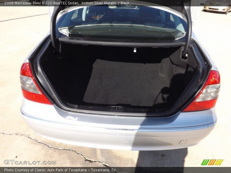 Iridium Silver Metallic / Black 2008 Mercedes-Benz E 320 BlueTEC Sedan