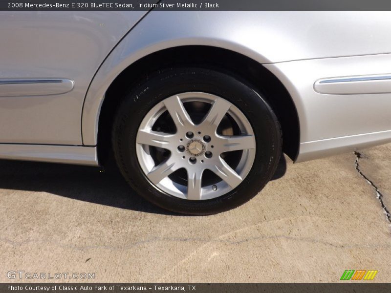 Iridium Silver Metallic / Black 2008 Mercedes-Benz E 320 BlueTEC Sedan