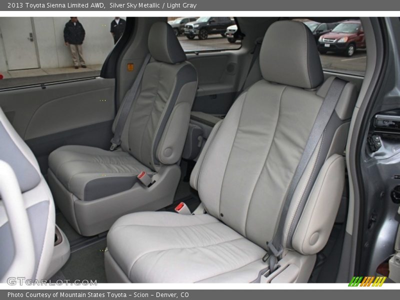 Silver Sky Metallic / Light Gray 2013 Toyota Sienna Limited AWD