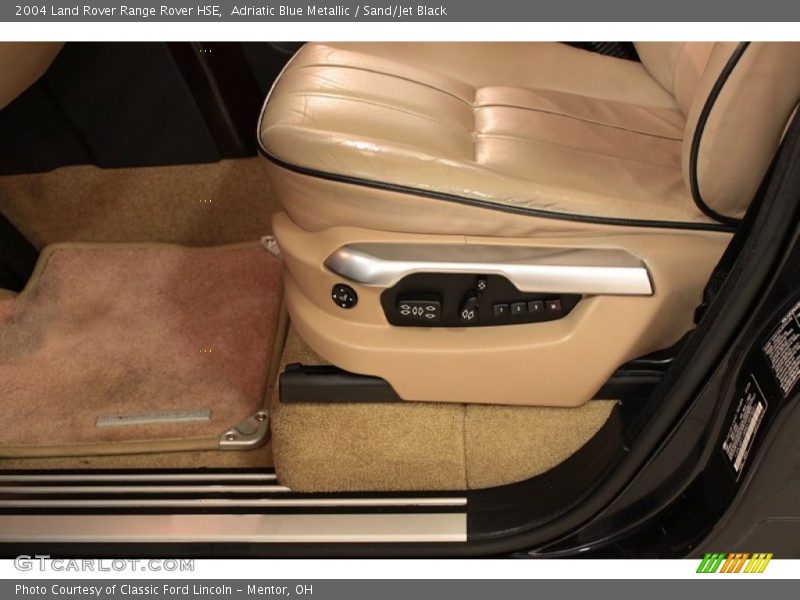 Adriatic Blue Metallic / Sand/Jet Black 2004 Land Rover Range Rover HSE