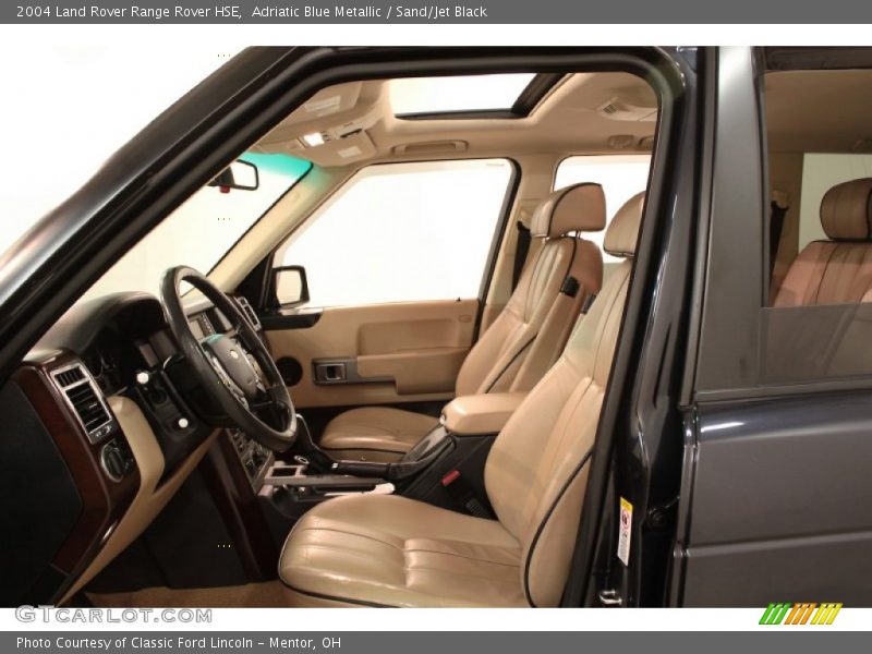 Adriatic Blue Metallic / Sand/Jet Black 2004 Land Rover Range Rover HSE