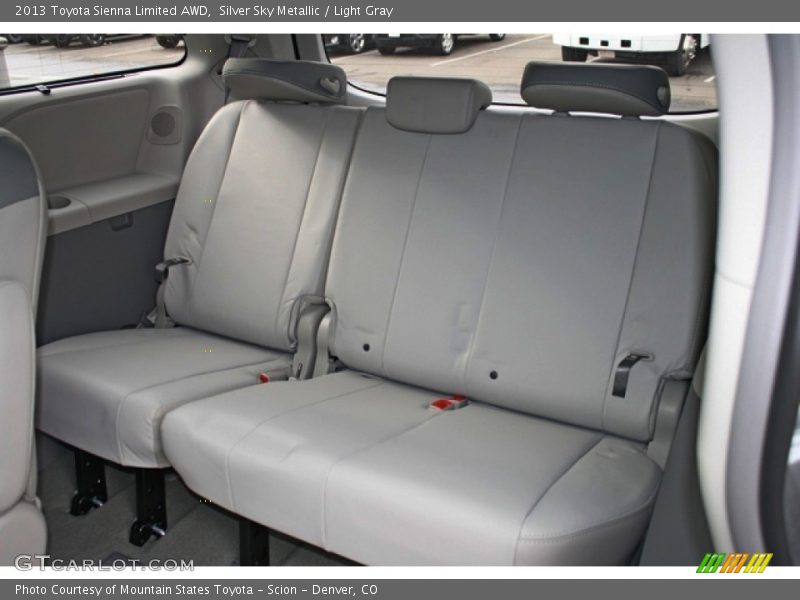 Silver Sky Metallic / Light Gray 2013 Toyota Sienna Limited AWD