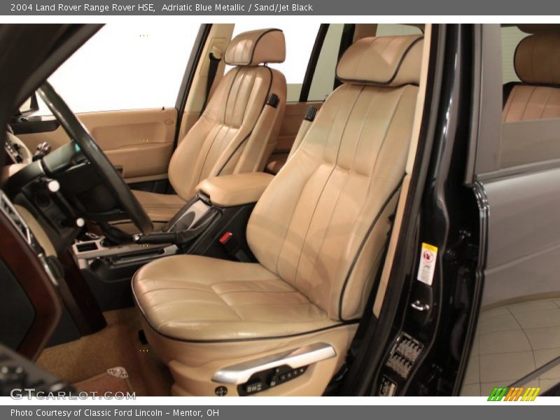Adriatic Blue Metallic / Sand/Jet Black 2004 Land Rover Range Rover HSE