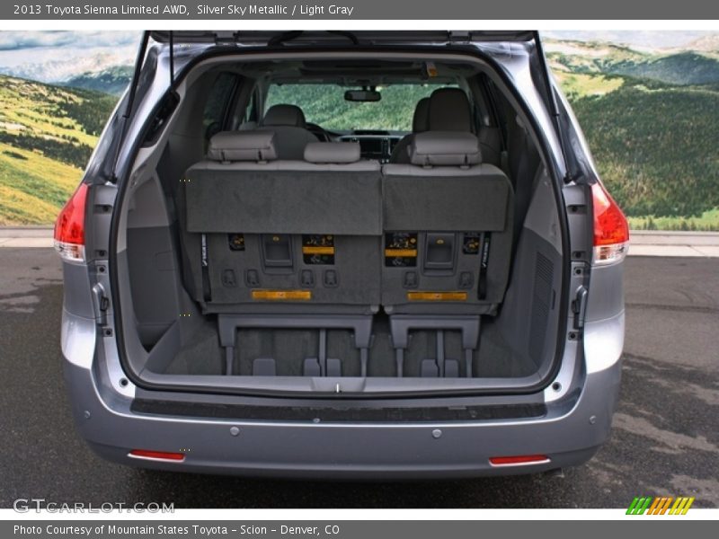 Silver Sky Metallic / Light Gray 2013 Toyota Sienna Limited AWD