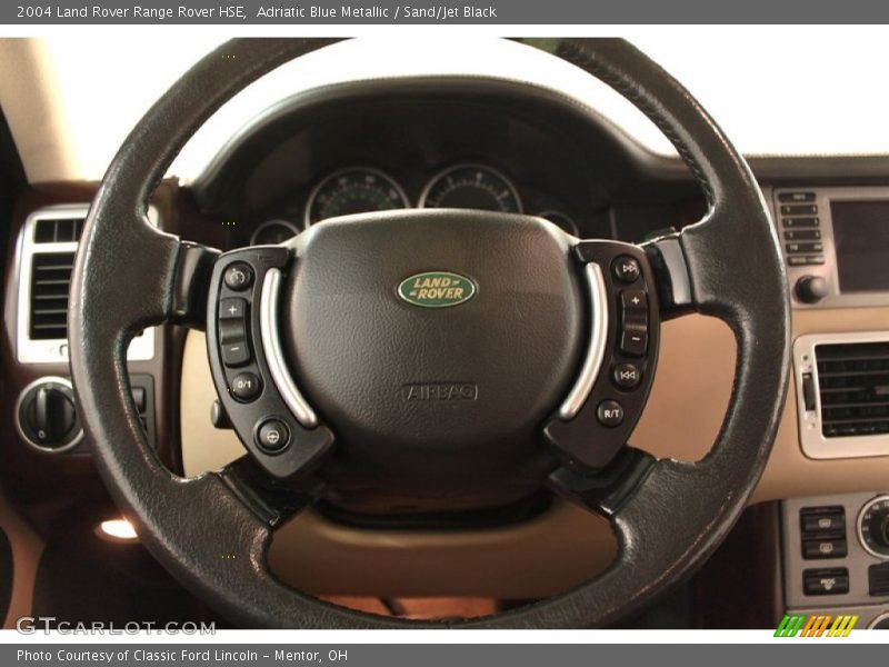 Adriatic Blue Metallic / Sand/Jet Black 2004 Land Rover Range Rover HSE