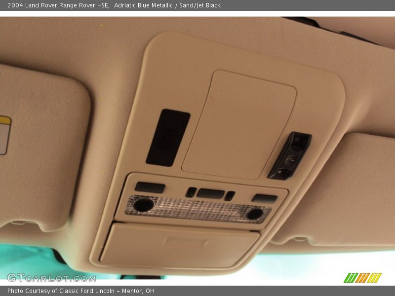 Adriatic Blue Metallic / Sand/Jet Black 2004 Land Rover Range Rover HSE