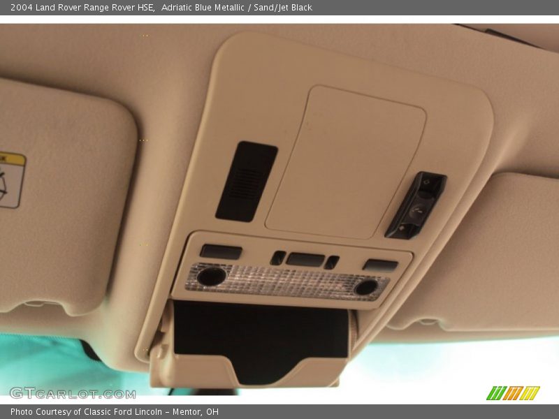 Adriatic Blue Metallic / Sand/Jet Black 2004 Land Rover Range Rover HSE
