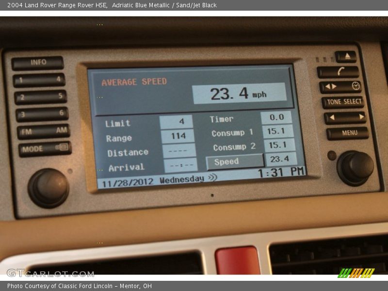 Adriatic Blue Metallic / Sand/Jet Black 2004 Land Rover Range Rover HSE