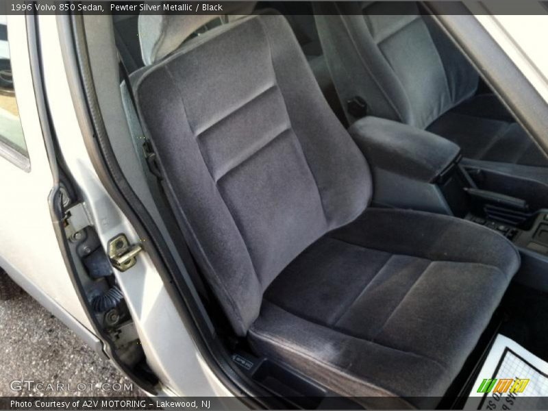 Pewter Silver Metallic / Black 1996 Volvo 850 Sedan