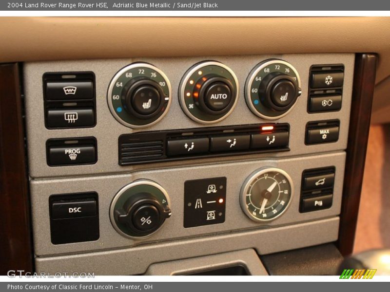 Adriatic Blue Metallic / Sand/Jet Black 2004 Land Rover Range Rover HSE