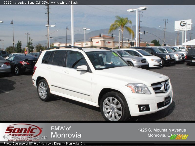Arctic White / Black 2010 Mercedes-Benz GLK 350