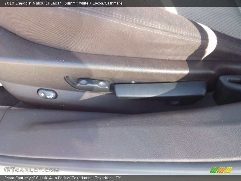 Summit White / Cocoa/Cashmere 2010 Chevrolet Malibu LT Sedan