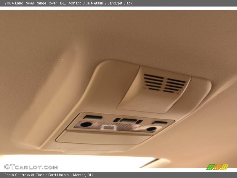 Adriatic Blue Metallic / Sand/Jet Black 2004 Land Rover Range Rover HSE