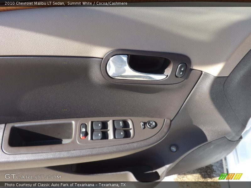 Summit White / Cocoa/Cashmere 2010 Chevrolet Malibu LT Sedan