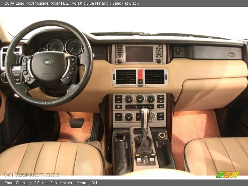 Adriatic Blue Metallic / Sand/Jet Black 2004 Land Rover Range Rover HSE