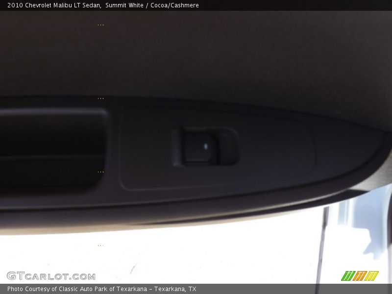 Summit White / Cocoa/Cashmere 2010 Chevrolet Malibu LT Sedan
