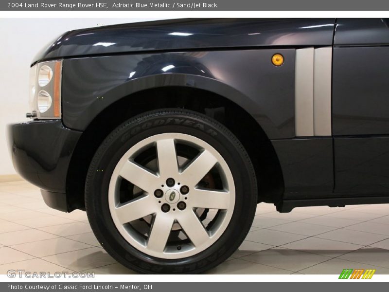 Adriatic Blue Metallic / Sand/Jet Black 2004 Land Rover Range Rover HSE