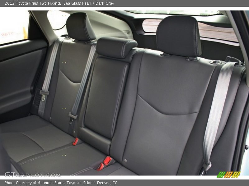 Sea Glass Pearl / Dark Gray 2013 Toyota Prius Two Hybrid