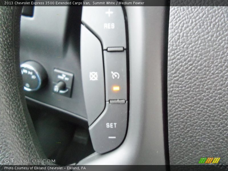 Summit White / Medium Pewter 2013 Chevrolet Express 3500 Extended Cargo Van