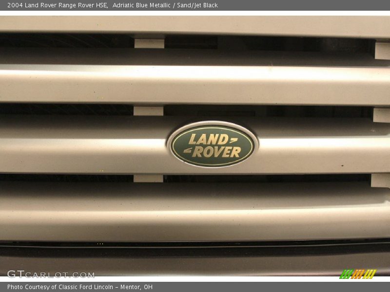 Adriatic Blue Metallic / Sand/Jet Black 2004 Land Rover Range Rover HSE