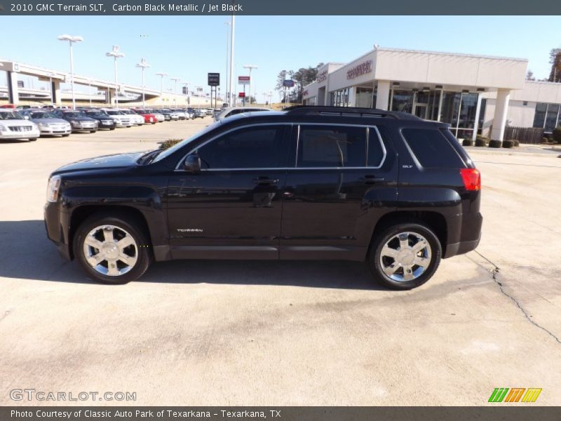 Carbon Black Metallic / Jet Black 2010 GMC Terrain SLT