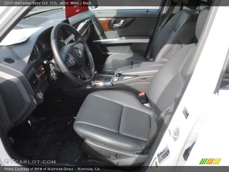 Arctic White / Black 2010 Mercedes-Benz GLK 350