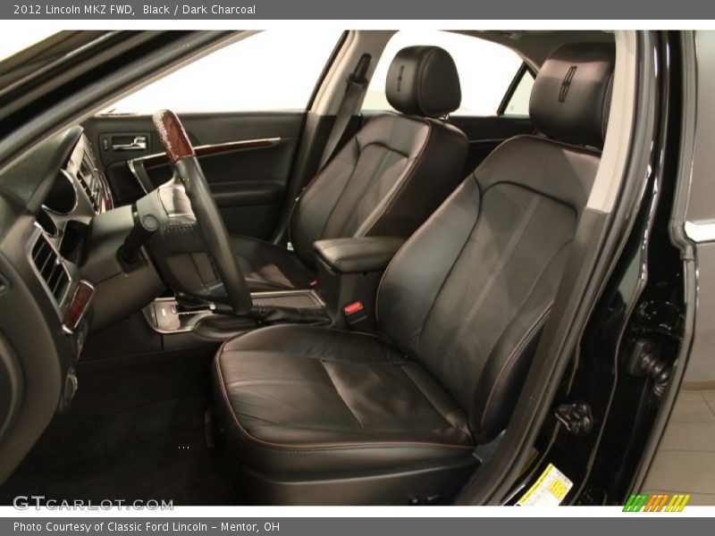 Front Seat of 2012 MKZ FWD