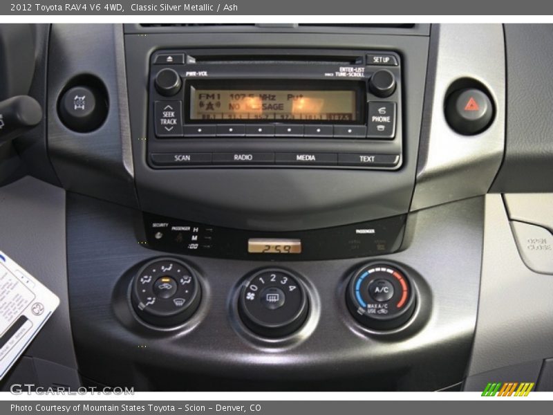 Classic Silver Metallic / Ash 2012 Toyota RAV4 V6 4WD