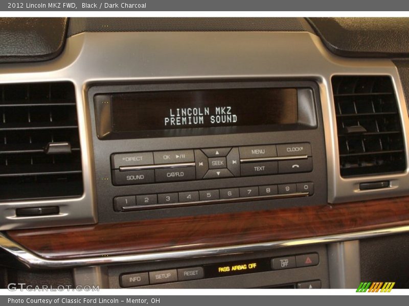 Controls of 2012 MKZ FWD